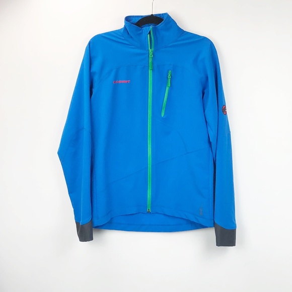 Mammut Blue Lightweight Full-zip Jacket - Picture 1 of 7